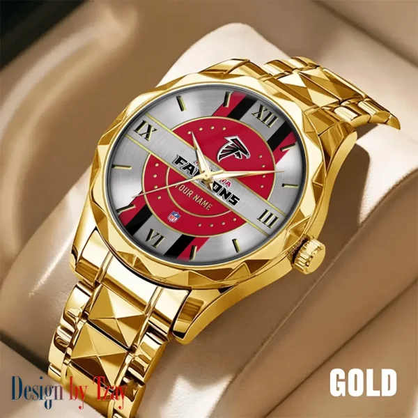 Atlanta Falcons Business Watch For Men Automatic Mechanical Stainless Steel Band 2025 SPTDMW482 - Image 4