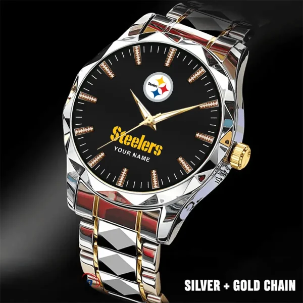 Pittsburgh Steelers Luxury Diamond Men Wristwatch Trending 2025 SPTDMW475 - Image 2