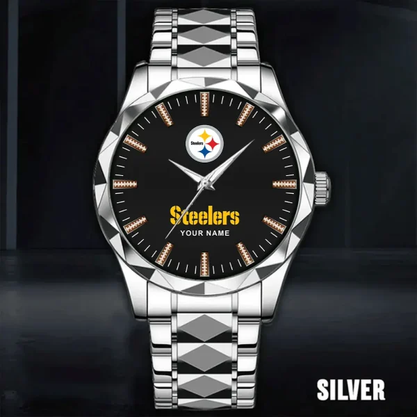 Pittsburgh Steelers Luxury Diamond Men Wristwatch Trending 2025 SPTDMW475 - Image 3
