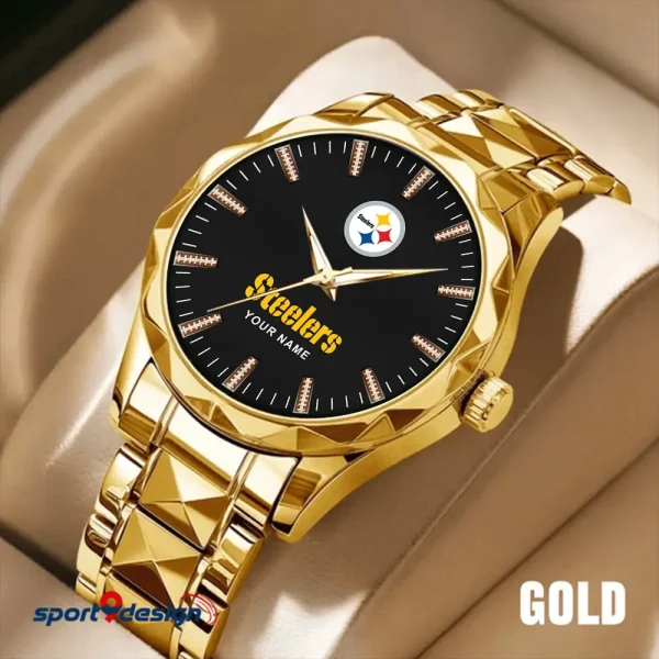 Pittsburgh Steelers Luxury Diamond Men Wristwatch Trending 2025 SPTDMW475 - Image 4