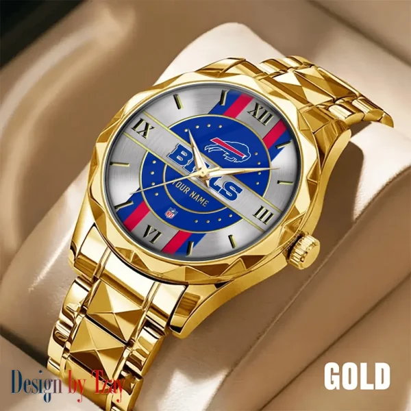 Buffalo Bills Business Watch For Men Automatic Mechanical Stainless Steel Band 2025 SPTDMW484 - Image 3