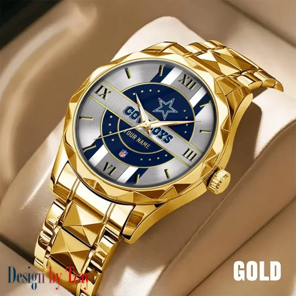 Dallas Cowboys Business Watch For Men Automatic Mechanical Stainless Steel Band 2025 SPTDMW489 - Image 2