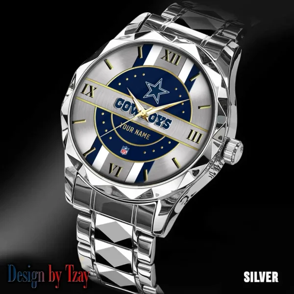 Dallas Cowboys Business Watch For Men Automatic Mechanical Stainless Steel Band 2025 SPTDMW489 - Image 3