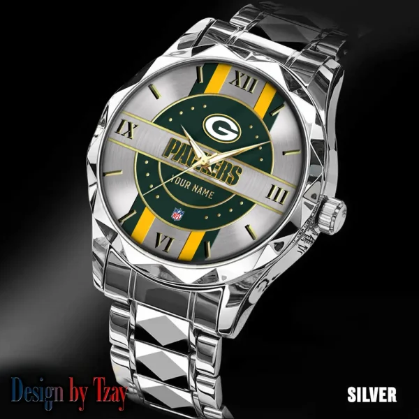 Green Bay Packers Business Watch For Men Automatic Mechanical Stainless Steel Band 2025 SPTDMW492