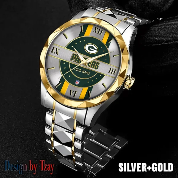 Green Bay Packers Business Watch For Men Automatic Mechanical Stainless Steel Band 2025 SPTDMW492 - Image 2