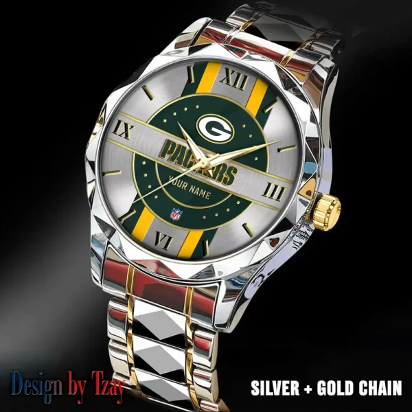 Green Bay Packers Business Watch For Men Automatic Mechanical Stainless Steel Band 2025 SPTDMW492 - Image 4