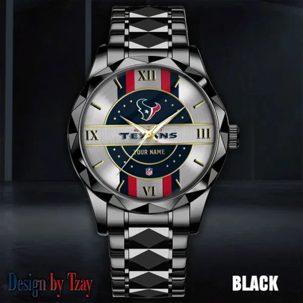 Houston Texans Business Watch For Men Automatic Mechanical Stainless Steel Band 2025 SPTDMW493 - Image 5