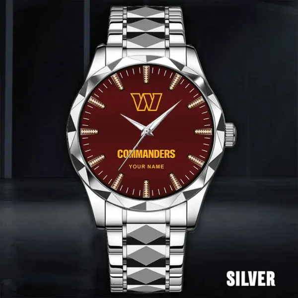 Washington Commanders Luxury Diamond Men Wristwatch Trending 2025 SPTDMW480 - Image 5
