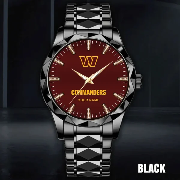 Washington Commanders Luxury Diamond Men Wristwatch Trending 2025 SPTDMW480 - Image 3