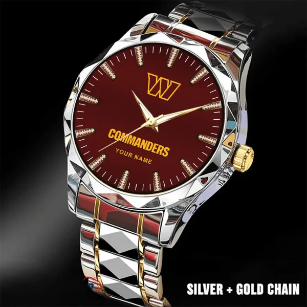 Washington Commanders Luxury Diamond Men Wristwatch Trending 2025 SPTDMW480