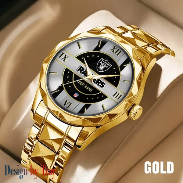 Las Vegas Raiders Business Watch For Men Automatic Mechanical Stainless Steel Band 2025 SPTDMW497 - Image 4