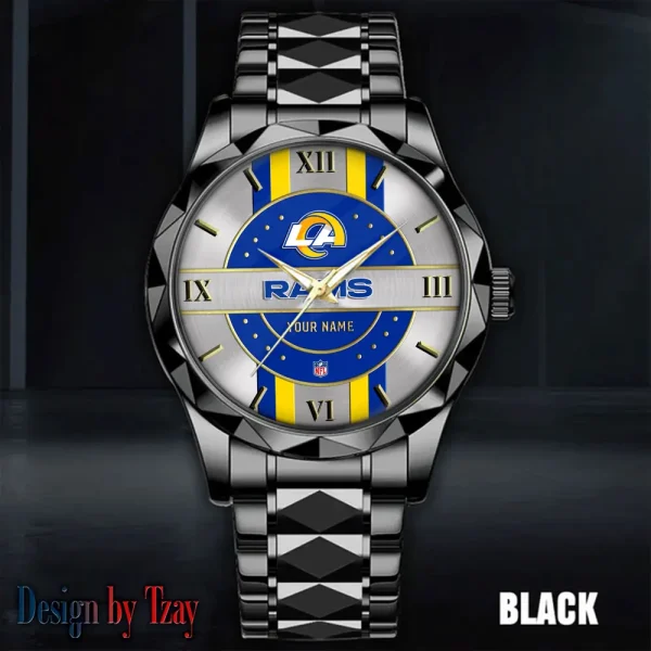 Los Angeles Rams Business Watch For Men Automatic Mechanical Stainless Steel Band 2025 SPTDMW499 - Image 3