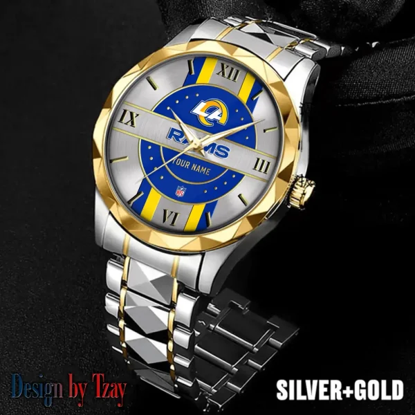 Los Angeles Rams Business Watch For Men Automatic Mechanical Stainless Steel Band 2025 SPTDMW499