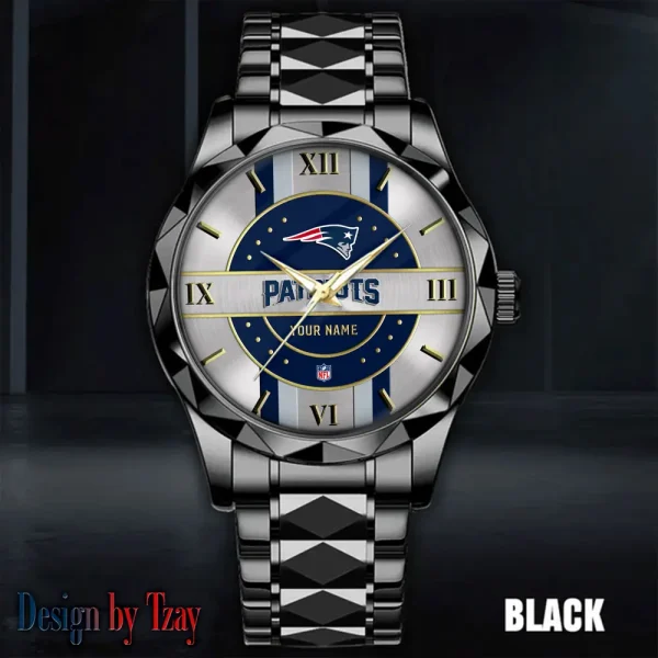New England Patriots Business Watch For Men Automatic Mechanical Stainless Steel Band 2025 SPTDMW502 - Image 4