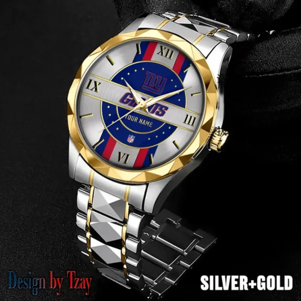 New York Giants Business Watch For Men Automatic Mechanical Stainless Steel Band 2025 SPTDMW504