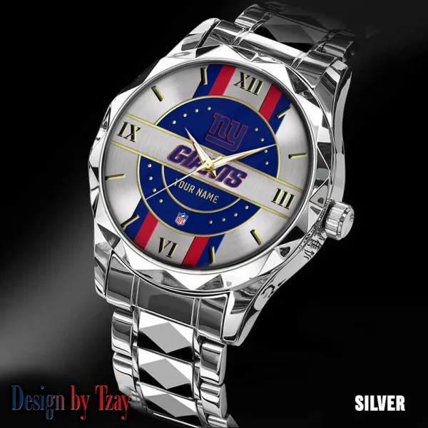 New York Giants Business Watch For Men Automatic Mechanical Stainless Steel Band 2025 SPTDMW504 - Image 2