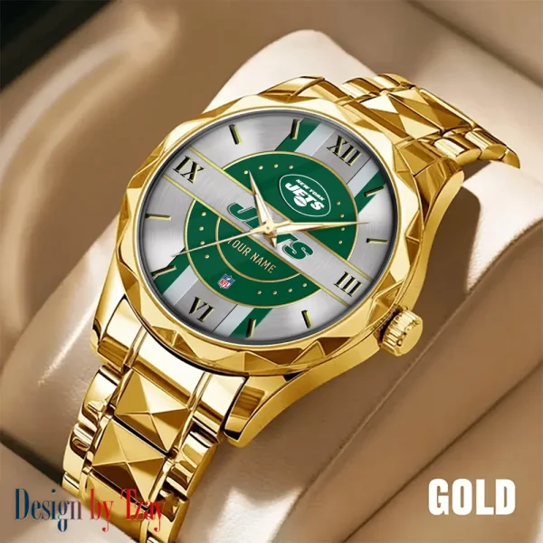 New York Jets Business Watch For Men Automatic Mechanical Stainless Steel Band 2025 SPTDMW505 - Image 3