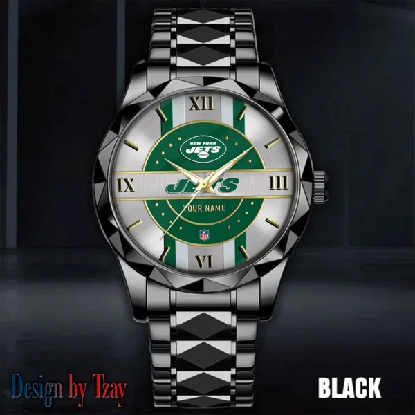 New York Jets Business Watch For Men Automatic Mechanical Stainless Steel Band 2025 SPTDMW505 - Image 5