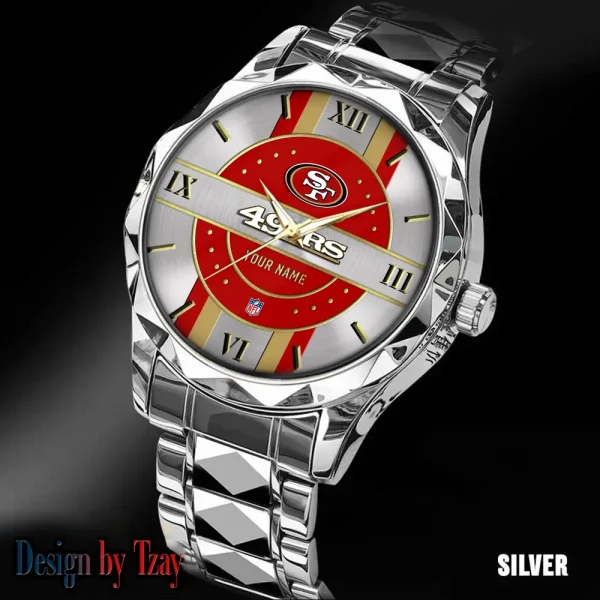 San Francisco 49ers Business Watch For Men Automatic Mechanical Stainless Steel Band 2025 SPTDMW508 - Image 4