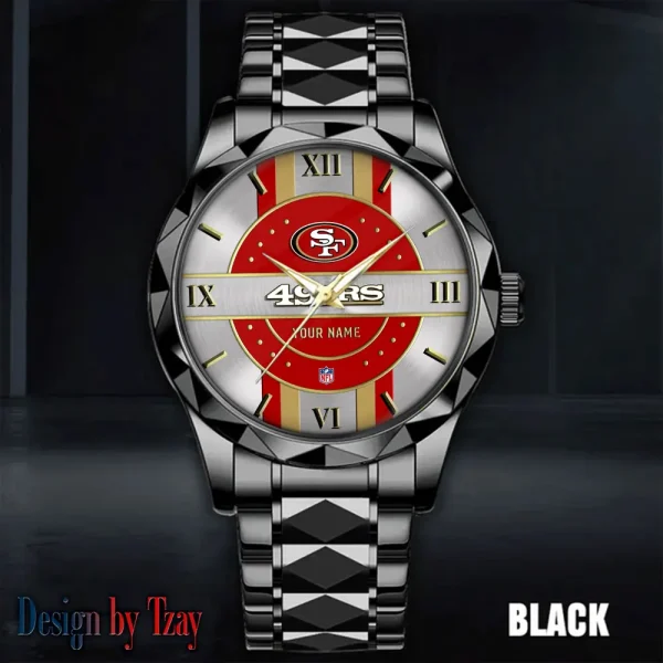 San Francisco 49ers Business Watch For Men Automatic Mechanical Stainless Steel Band 2025 SPTDMW508 - Image 5