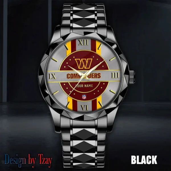Washington Commanders Business Watch For Men Automatic Mechanical Stainless Steel Band 2025 SPTDMW510 - Image 4