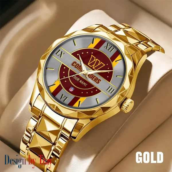 Washington Commanders Business Watch For Men Automatic Mechanical Stainless Steel Band 2025 SPTDMW510 - Image 5