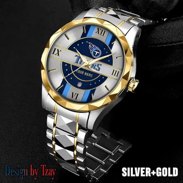 Tennessee Titans Business Watch For Men Automatic Mechanical Stainless Steel Band 2025 SPTDMW511 - Image 2