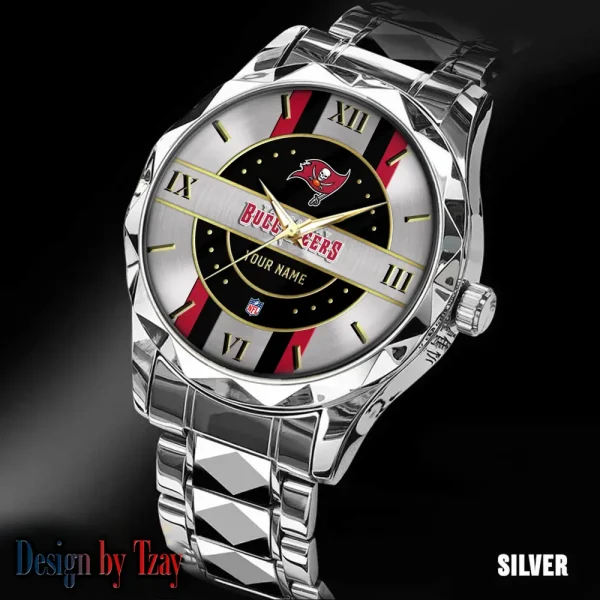 Tampa Bay Buccaneers Business Watch For Men Automatic Mechanical Stainless Steel Band 2025 SPTDMW512 - Image 5