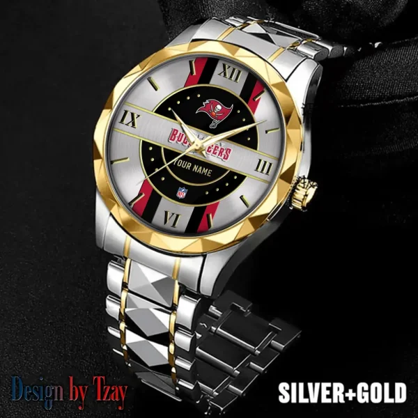 Tampa Bay Buccaneers Business Watch For Men Automatic Mechanical Stainless Steel Band 2025 SPTDMW512