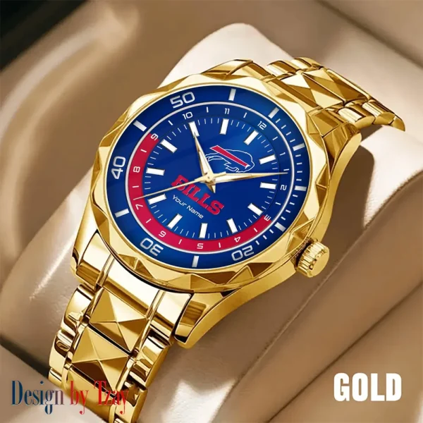 Buffalo Bills Business Watch For Men Automatic Mechanical Stainless Steel Band 2025 SPTDMW516 - Image 4