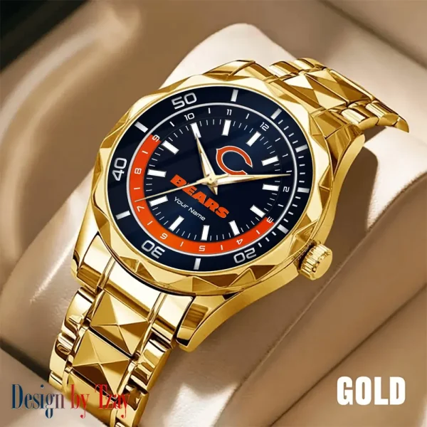 Chicago Bears Business Watch For Men Automatic Mechanical Stainless Steel Band 2025 SPTDMW518 - Image 3