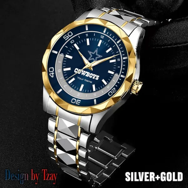 Dallas Cowboys Business Watch For Men Automatic Mechanical Stainless Steel Band 2025 SPTDMW521