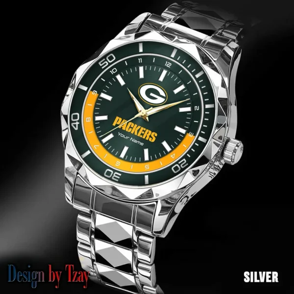 Green Bay Packers Business Watch For Men Automatic Mechanical Stainless Steel Band 2025 SPTDMW524 - Image 2