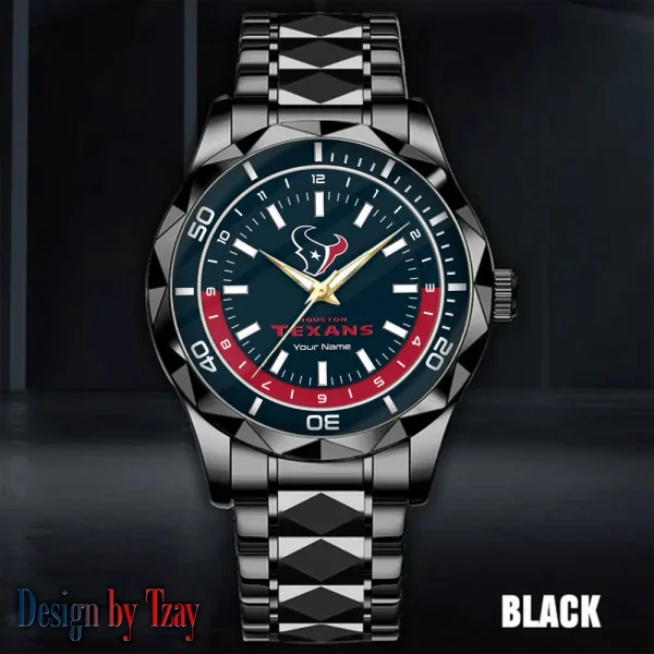 Houston Texans Business Watch For Men Automatic Mechanical Stainless Steel Band 2025 SPTDMW525 - Image 4