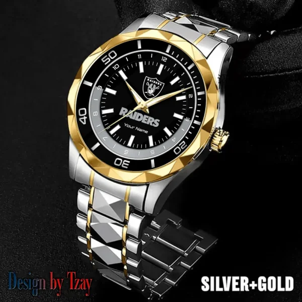 Las Vegas Raiders Business Watch For Men Automatic Mechanical Stainless Steel Band 2025 SPTDMW529 - Image 3