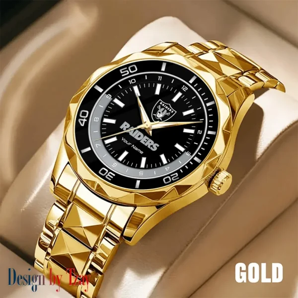 Las Vegas Raiders Business Watch For Men Automatic Mechanical Stainless Steel Band 2025 SPTDMW529 - Image 4