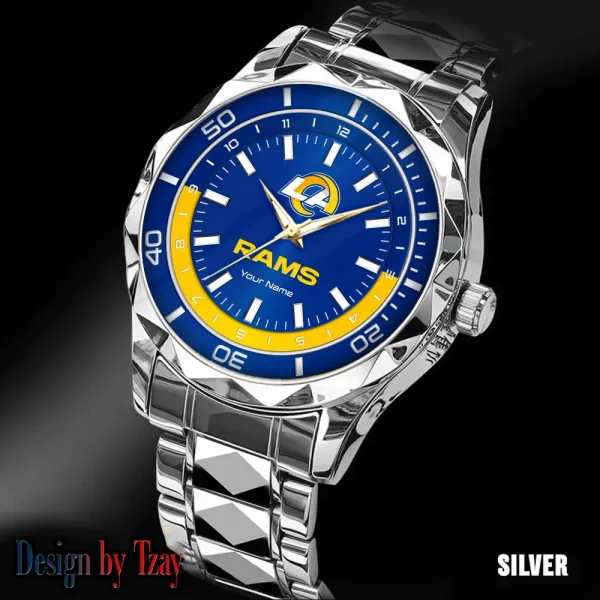 Los Angeles Rams Business Watch For Men Automatic Mechanical Stainless Steel Band 2025 SPTDMW531