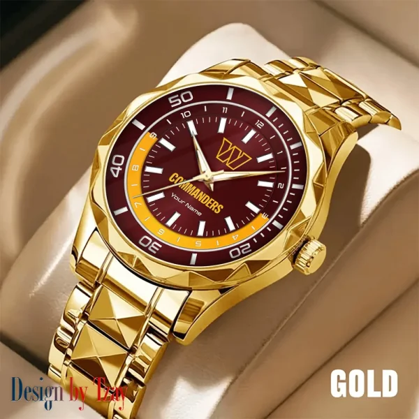 Washington Commanders Business Watch For Men Automatic Mechanical Stainless Steel Band 2025 SPTDMW540 - Image 2