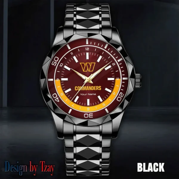 Washington Commanders Business Watch For Men Automatic Mechanical Stainless Steel Band 2025 SPTDMW540 - Image 3