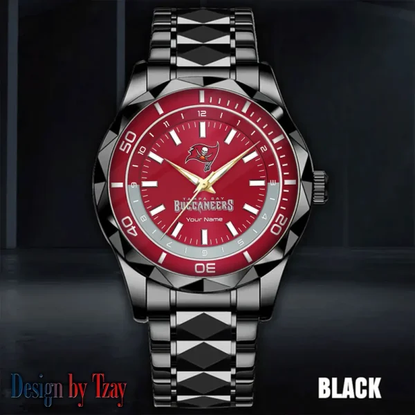 Tampa Bay Buccaneers Business Watch For Men Automatic Mechanical Stainless Steel Band 2025 SPTDMW544 - Image 2
