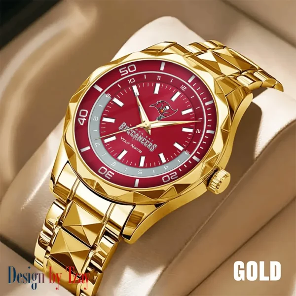 Tampa Bay Buccaneers Business Watch For Men Automatic Mechanical Stainless Steel Band 2025 SPTDMW544 - Image 3