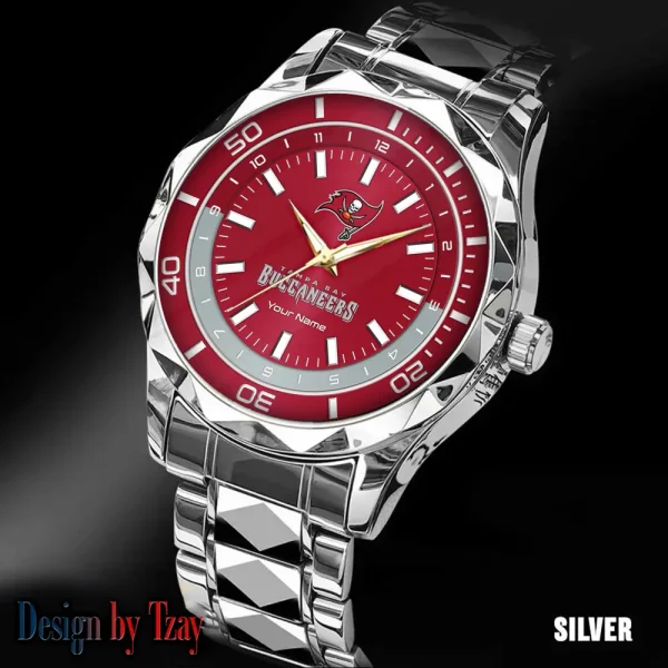 Tampa Bay Buccaneers Business Watch For Men Automatic Mechanical Stainless Steel Band 2025 SPTDMW544
