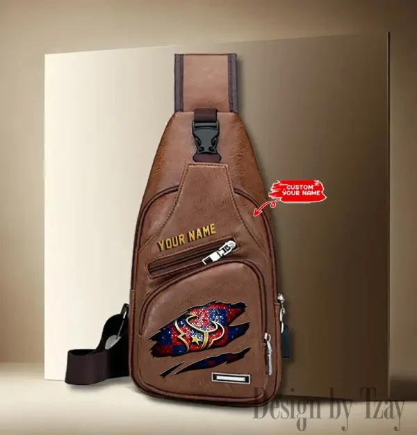 Houston Texans Fashion Men Chest Bag Single Strap Anti-theft New 2025 SPTLTSLINGBAG174