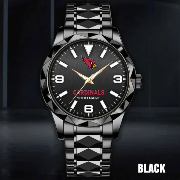Arizona Cardinals Business Watch For Men Automatic Mechanical Stainless Steel Band 2025 SPTDMW545 - Image 5