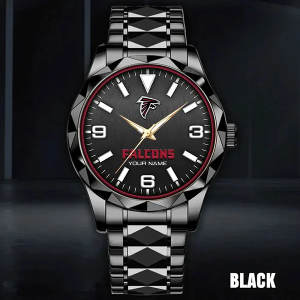 Atlanta Falcons Business Watch For Men Automatic Mechanical Stainless Steel Band 2025 SPTDMW546 - Image 3