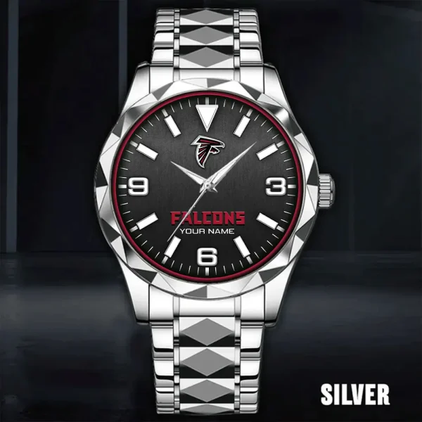 Atlanta Falcons Business Watch For Men Automatic Mechanical Stainless Steel Band 2025 SPTDMW546 - Image 4