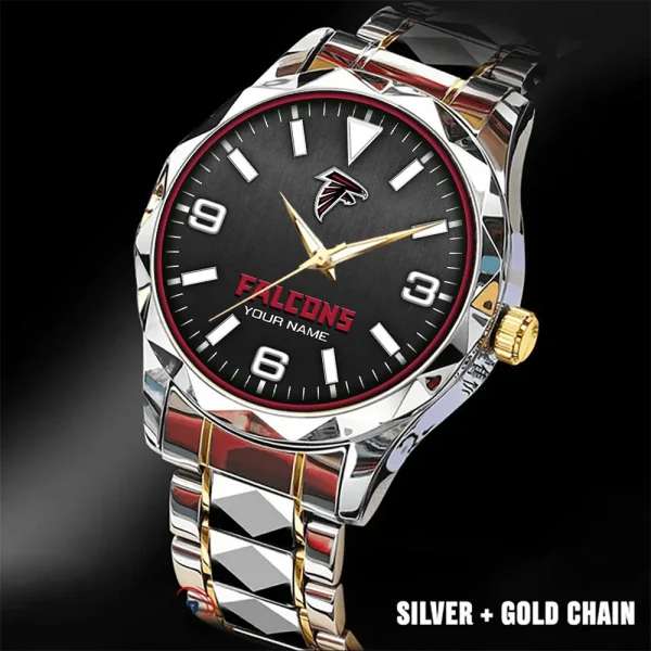Atlanta Falcons Business Watch For Men Automatic Mechanical Stainless Steel Band 2025 SPTDMW546 - Image 5