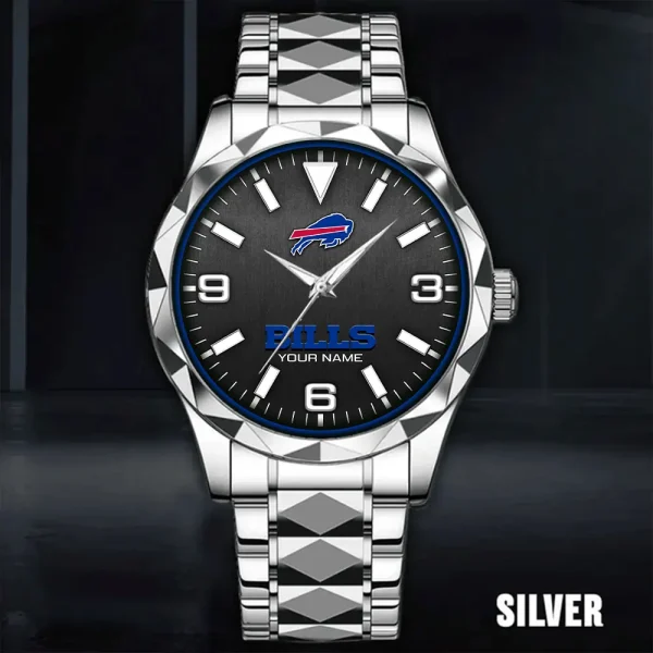 Buffalo Bills Business Watch For Men Automatic Mechanical Stainless Steel Band 2025 SPTDMW548 - Image 3