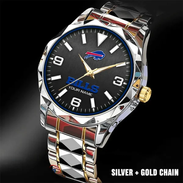 Buffalo Bills Business Watch For Men Automatic Mechanical Stainless Steel Band 2025 SPTDMW548 - Image 5