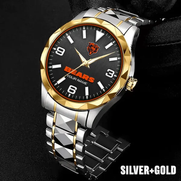 Chicago Bears Business Watch For Men Automatic Mechanical Stainless Steel Band 2025 SPTDMW550